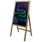 Northlight 40.5" LED Lighted Message Writing Board on Wooden Easel